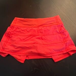 Orange Lululemon Skirt